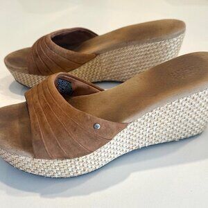 Uggs suede wedges
